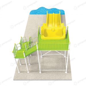 Tobogán Pista Doble Aqua Racer