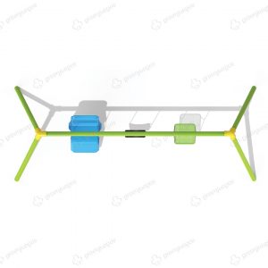 Hamaca Triple Integradora con Reposera y Butaca