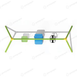 Hamaca Triple Integradora con Reposera, Butaca y Hamaca Bebe