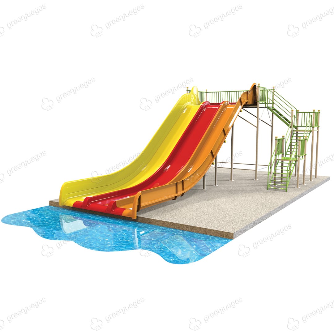 toboganes y parques acuaticos infantiles disenados por green juegos para espacios publicos y privados